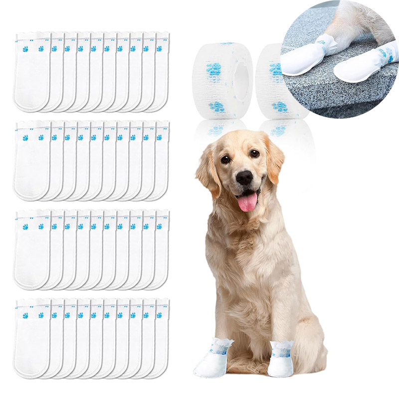 Dust Shoe Cnc - 20/40PCS Pelindung Kaki Anjing Sekali Pakai