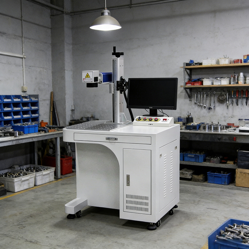 Industrial Laser Marking - Mesin Penanda Laser Serat 50W CNC