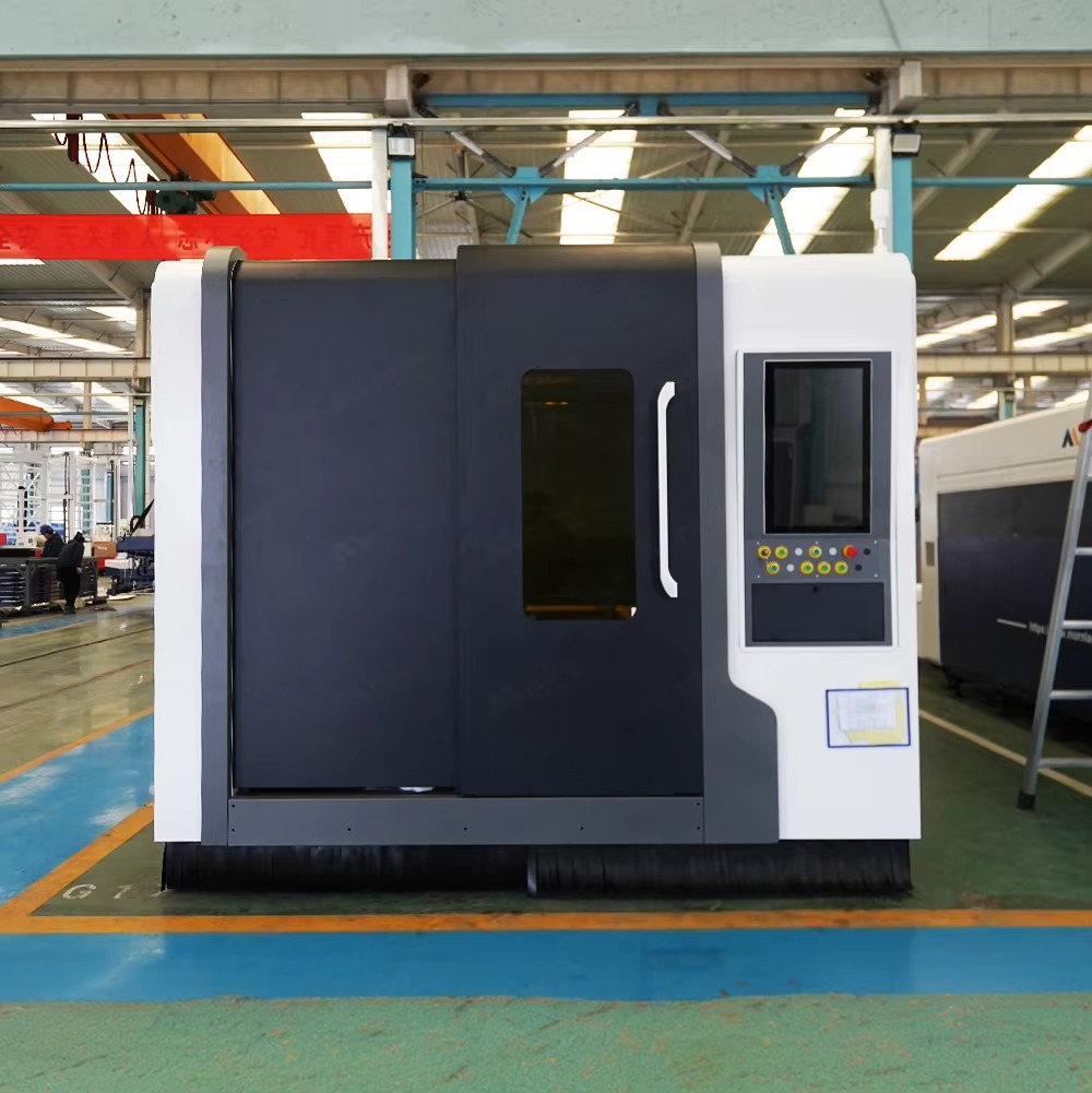 Industrial Laser Metal Cutting Machine - Mesin Pemotong Laser Logam Tertutup 12kw