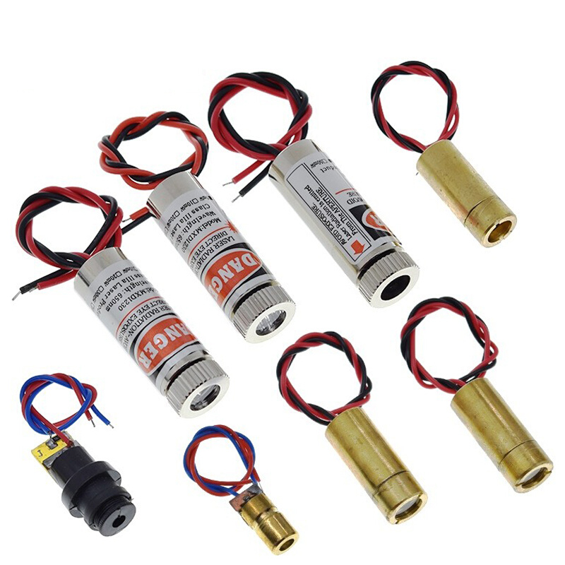 Industrial Laser Head - Modul Laser lintas titik/garis/titik merah 650nm