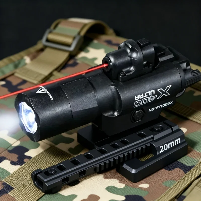 Industrial Laser Gun - X400U 2-in-1 Senter Laser Pointer Intensitas