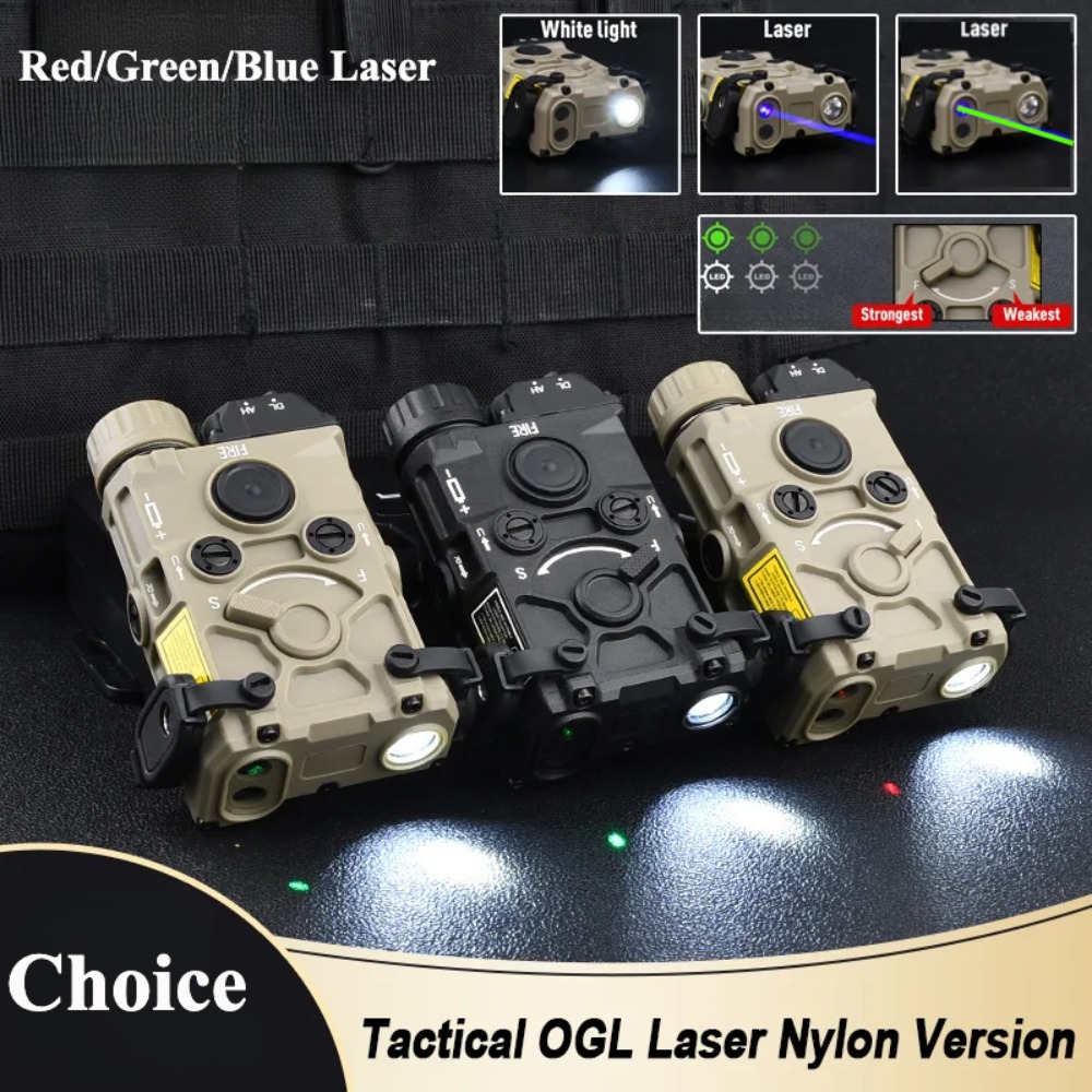 Industrial Laser Gun - Senter LED Taktis OGL Nilon Plastik