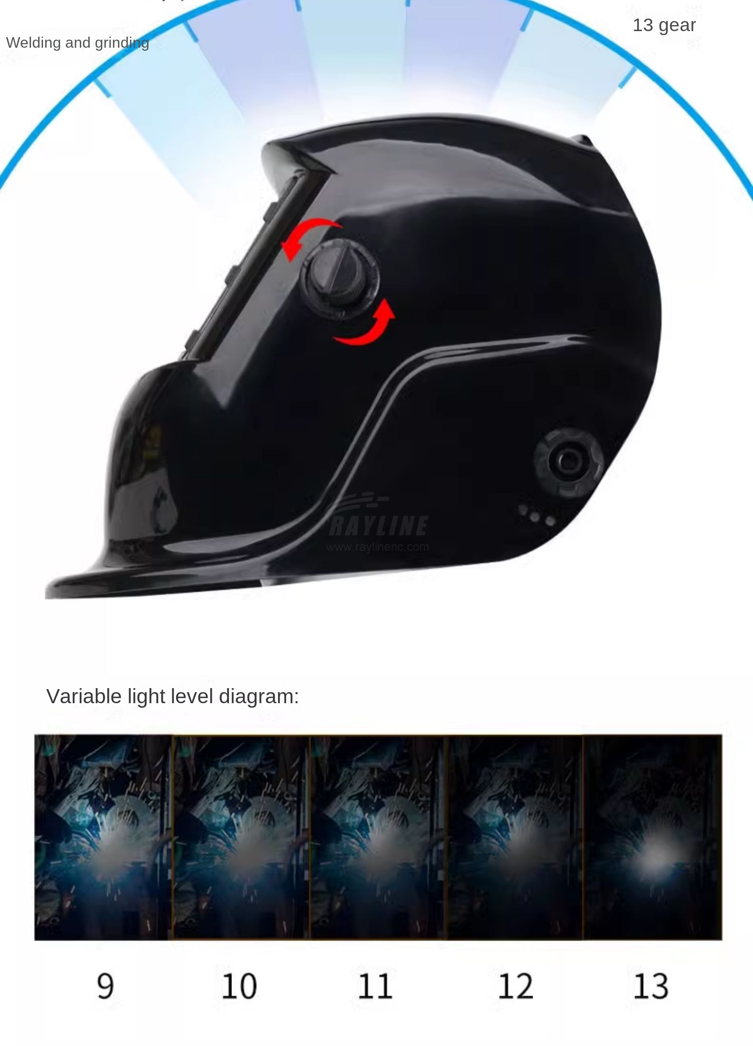 Industrial Laser Head - Helm Pelindung Laser Helm Keselamatan untuk