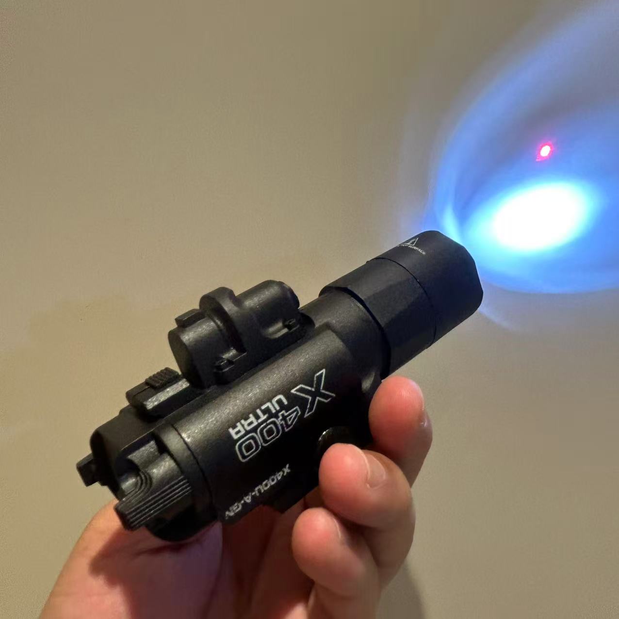 Industrial Laser Gun - X400U Senter Laser Inframerah Taktis Dudukan