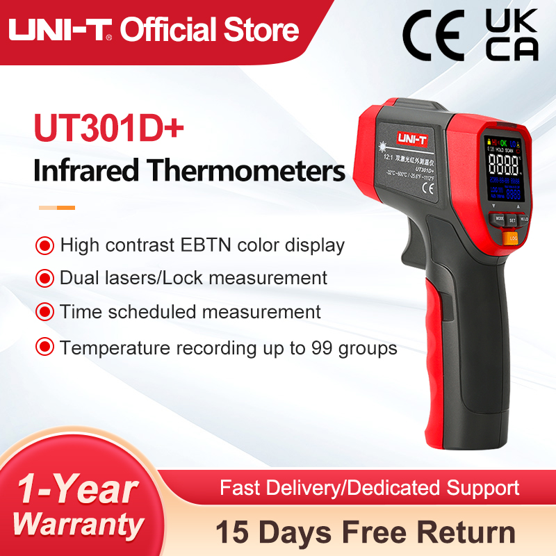 UNI-T termometer inframerah Di - Industrial Infrared Laser ulasan dan harga