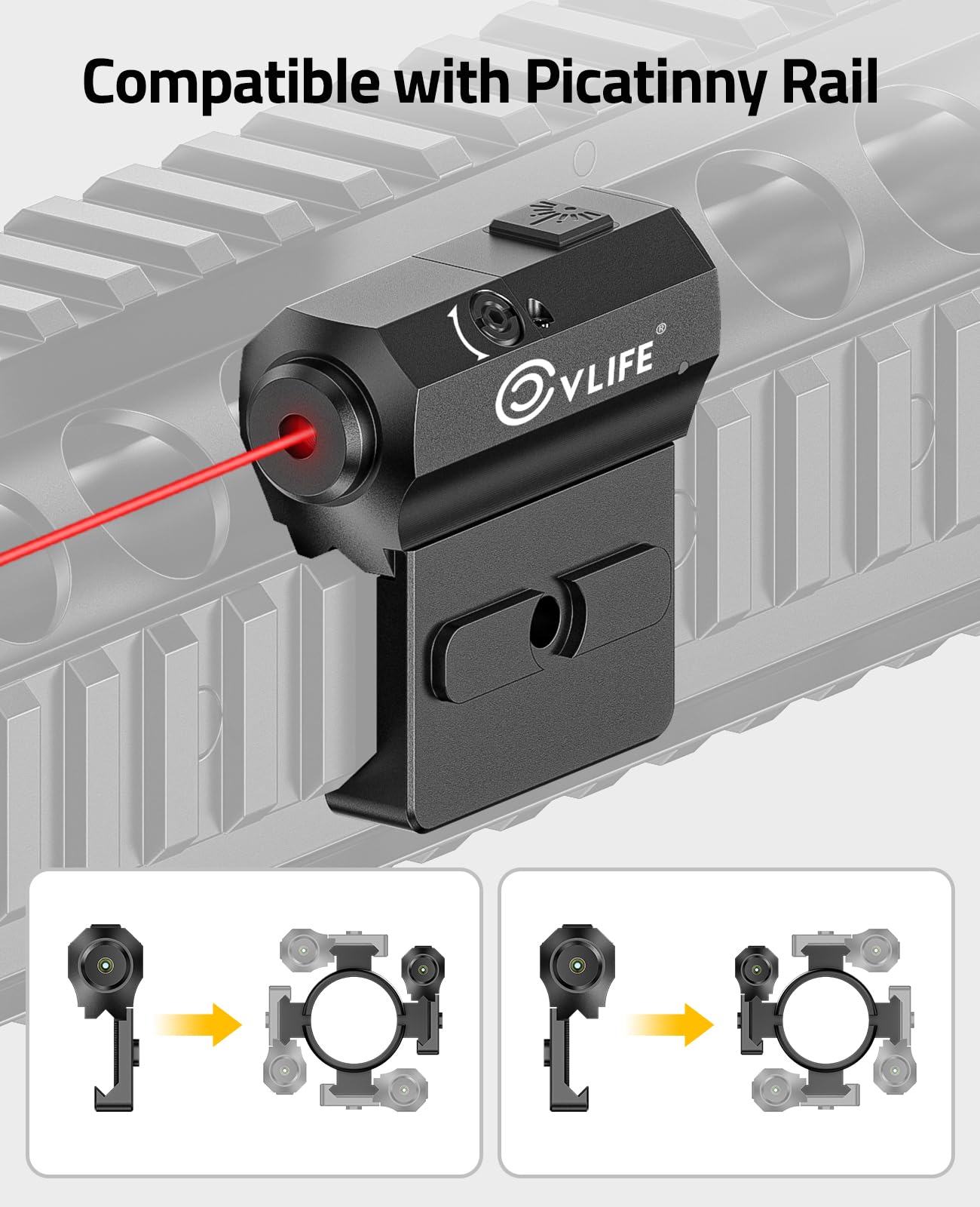 CVLIFE Rifle Red/Green Laser B - Industrial Laser Gun ulasan dan harga