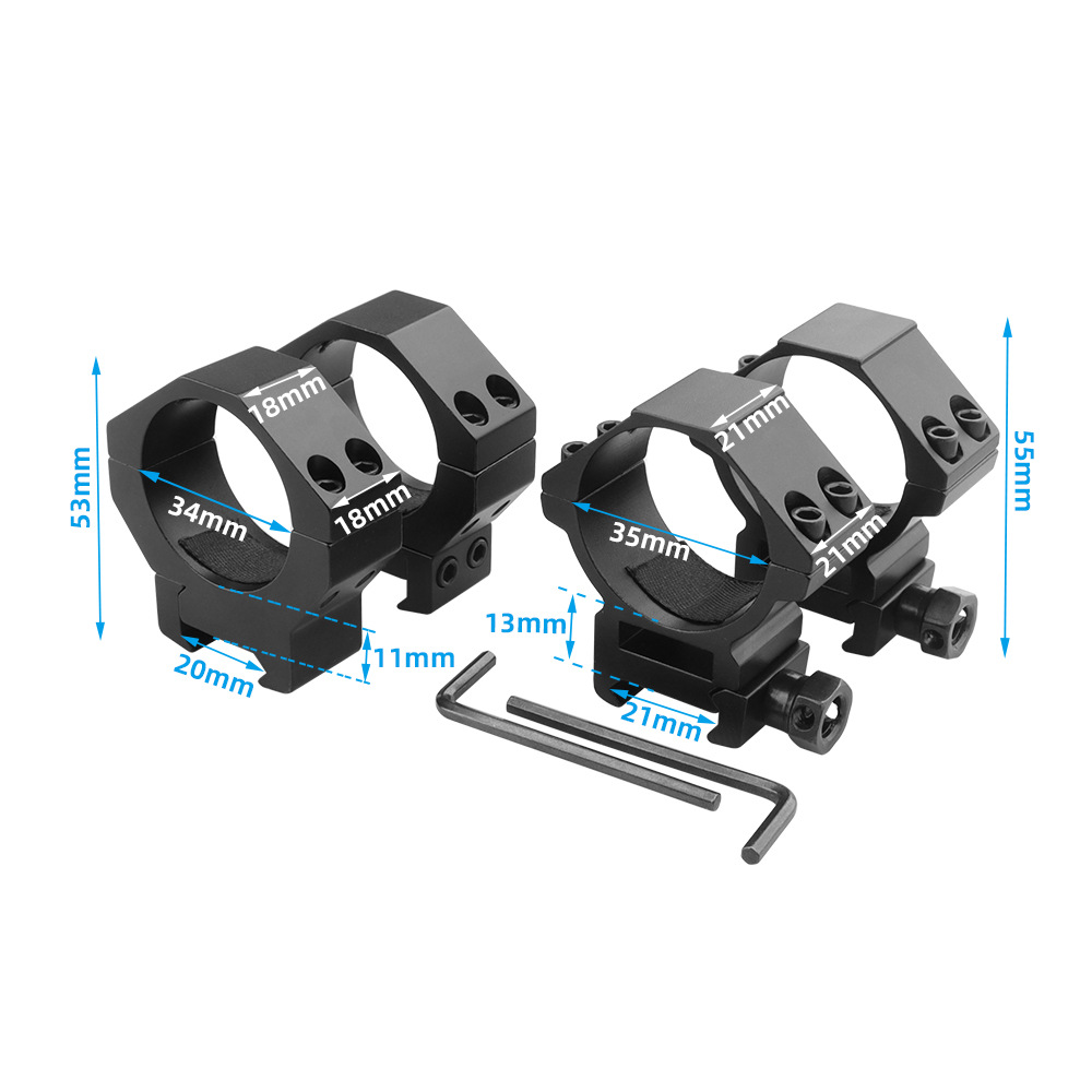 Ring Mount Rifle Scope 35mm/34 - Industrial Laser Gun ulasan dan harga