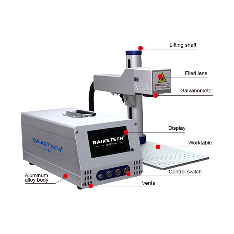 Mesin Penanda Laser Serat 20W/ - Industrial Laser Marking ulasan dan harga