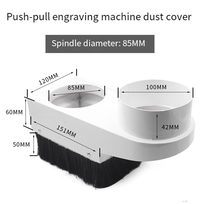 Router CNC pengumpul debu Mesi - Dust Shoe Cnc ulasan dan harga