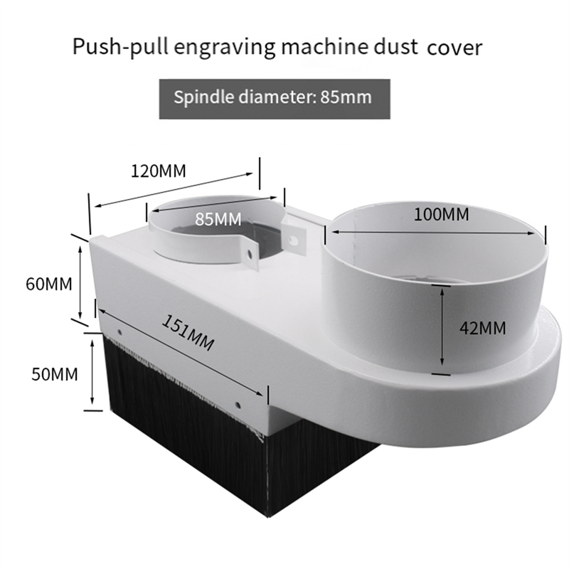 Router CNC pengumpul debu Mesi - Dust Shoe Cnc ulasan dan harga