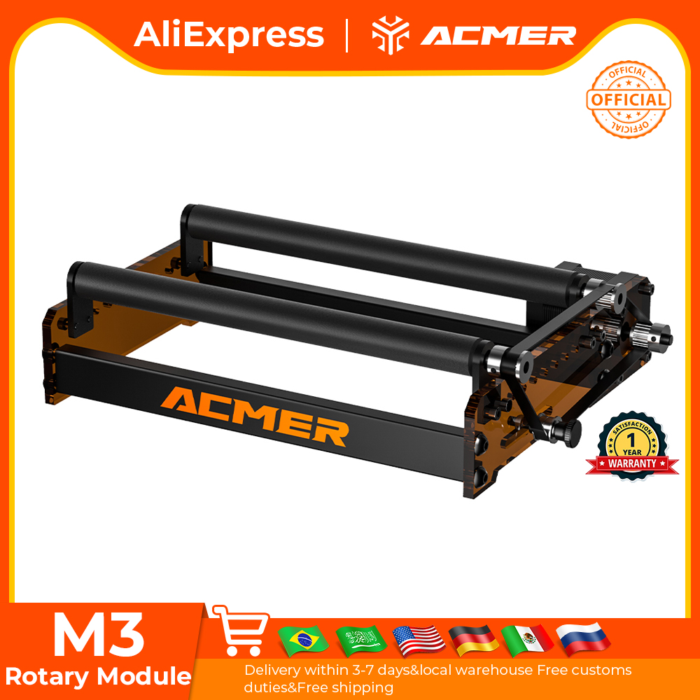 Rol Putar Laser ACMER M3 360 ° - Industrial Laser Cutter ulasan dan harga