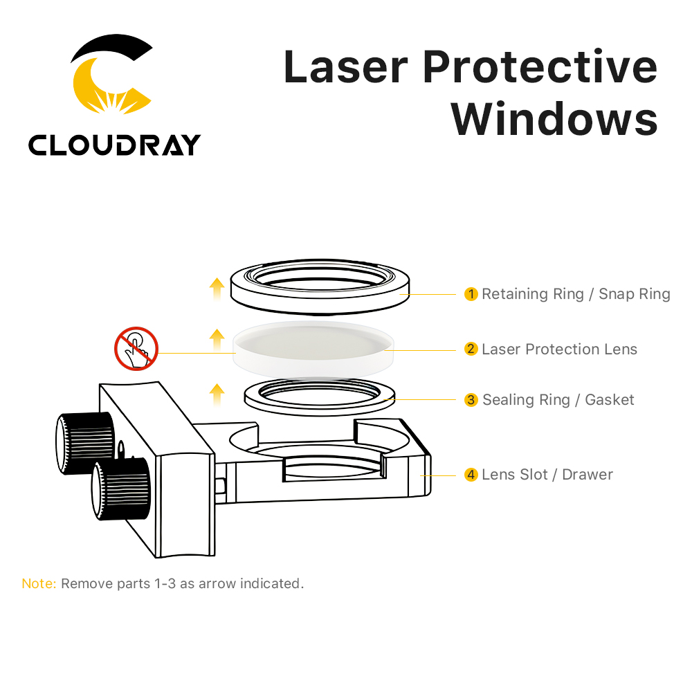 Cloudray 10 Buah Lensa Optik P - Industrial Laser Cutter ulasan dan harga