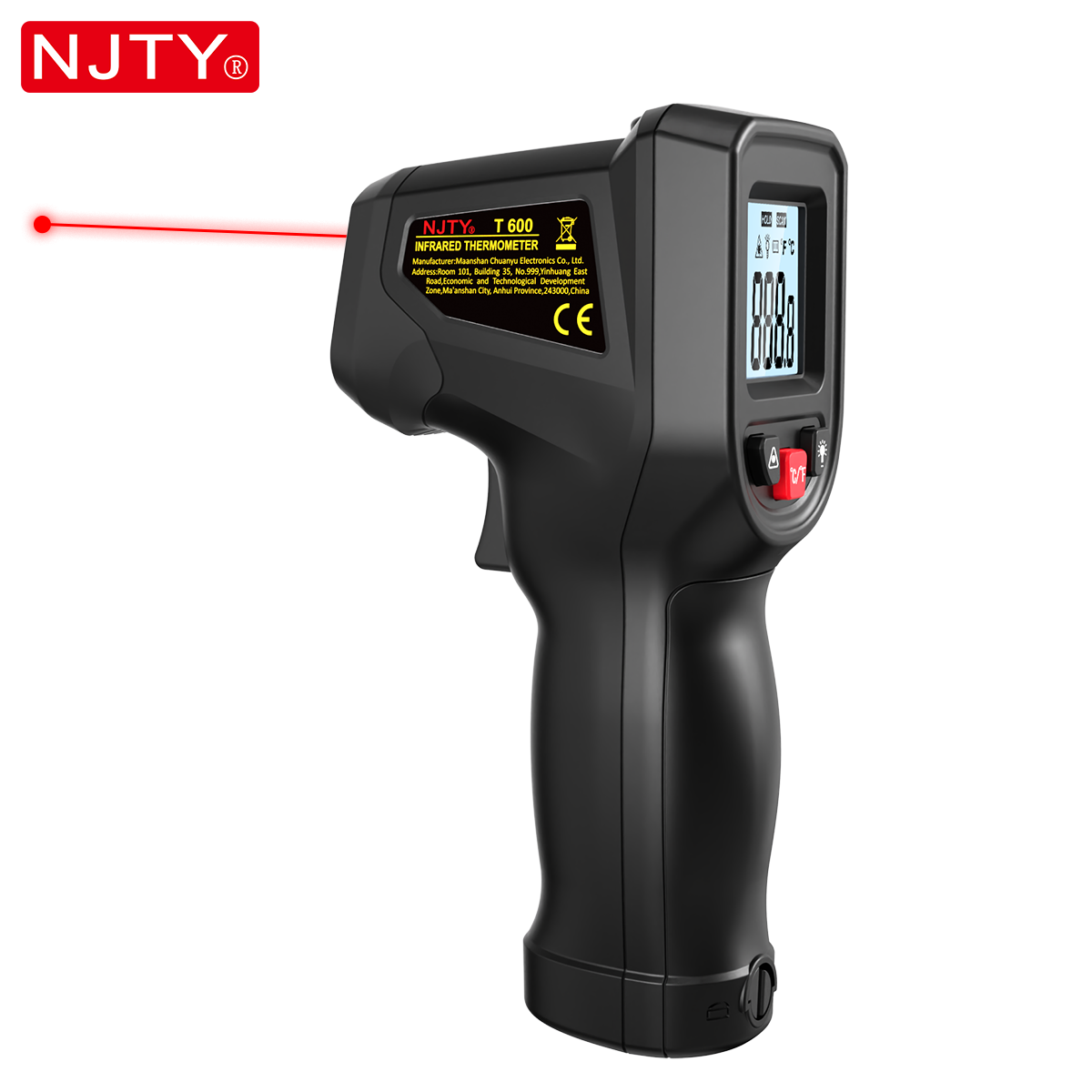 Termometer Inframerah NJTY T60 - Industrial Infrared Laser ulasan dan harga