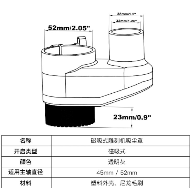 Penutup Debu CNC Magnetik yang - Dust Shoe Cnc ulasan dan harga