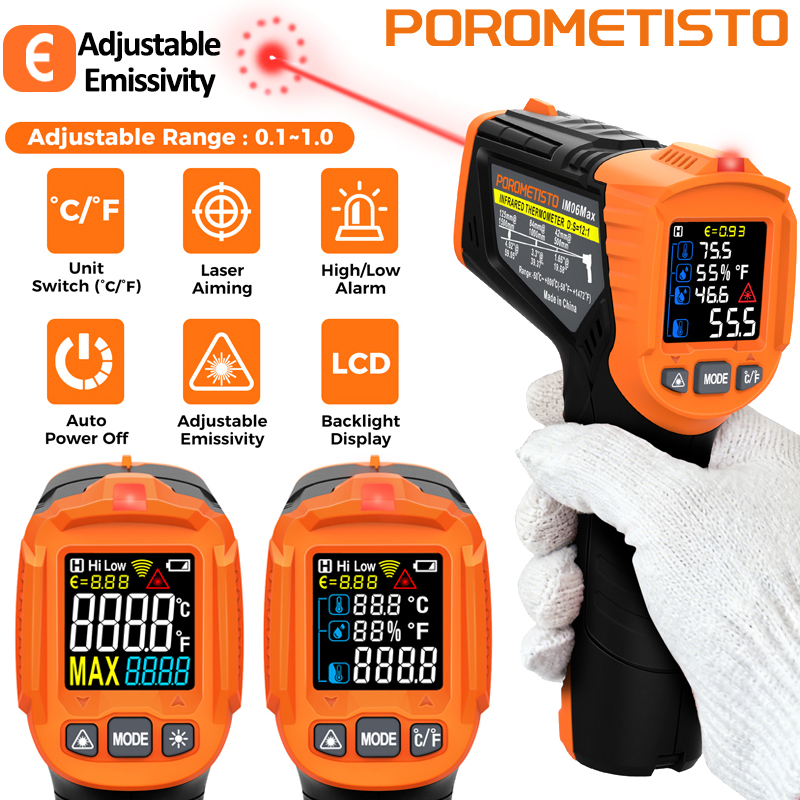Termometer Inframerah -50~380C - Industrial Infrared Laser ulasan dan harga